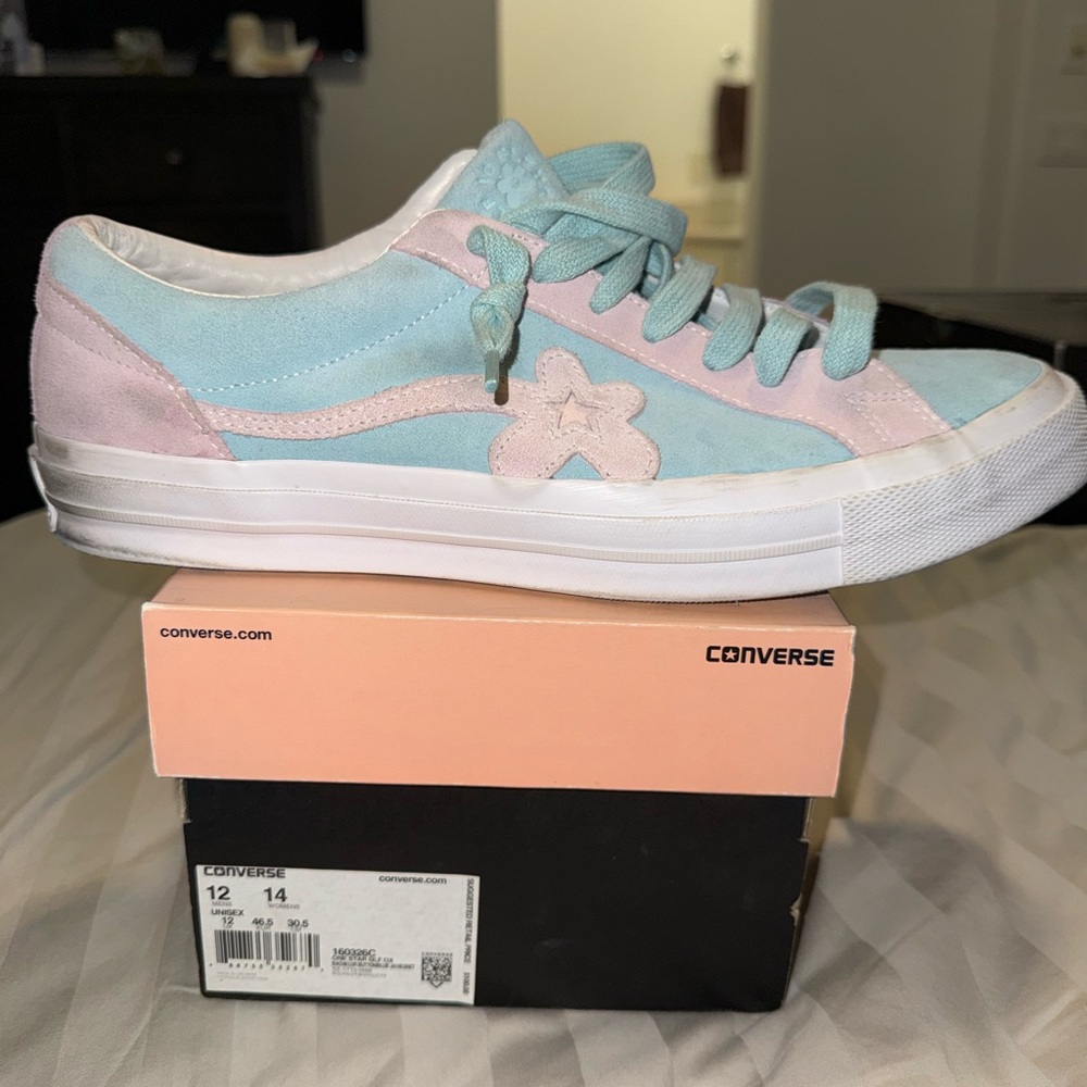 Golf Converse Light Blue and Pink Sneakers